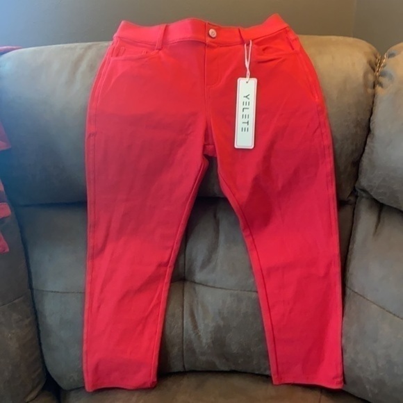Yelete Denim - Brand New Yelete Red Skinny Capri Jeggings!